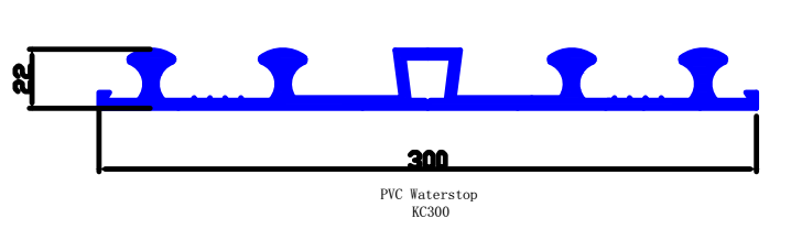 300mm pvc waterstop