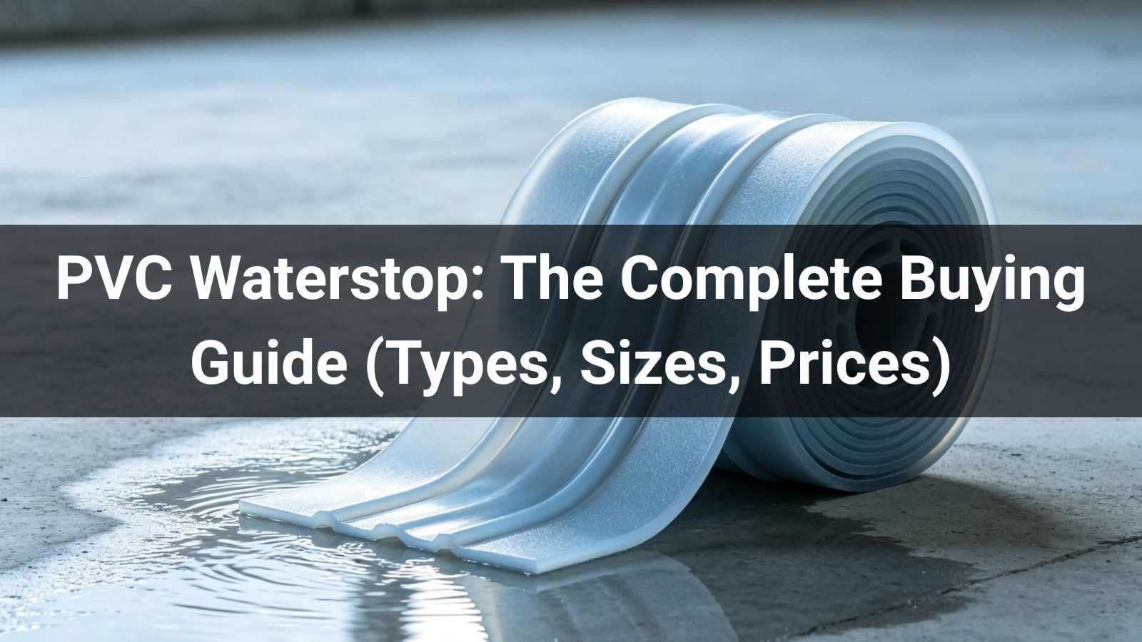 PVC Waterstop: The Complete Buying Guide (Types, Sizes, Prices)
