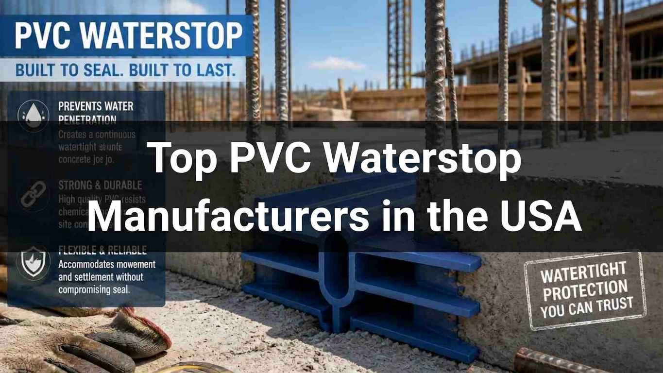 Top 10 PVC Waterstop Manufacturers in the USA 2026